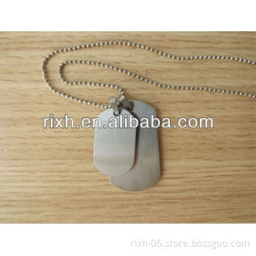 Non-Corrosive titanium dog tag engraved,titanium stamping